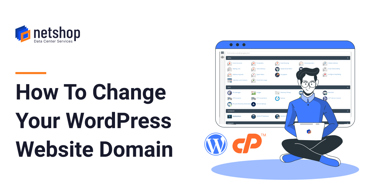 How to change your WordPress Website Domain · NetShop ISP
