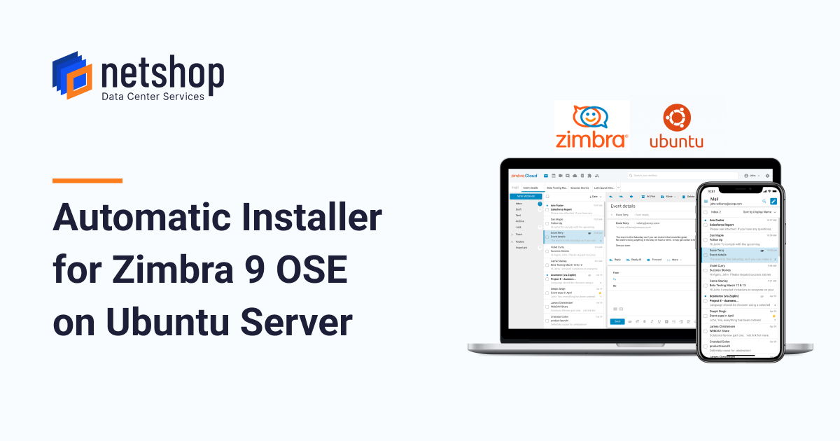 How To Install Zimbra 9 on Ubuntu 20.04 Server using Automatic Installer ·  NetShop ISP